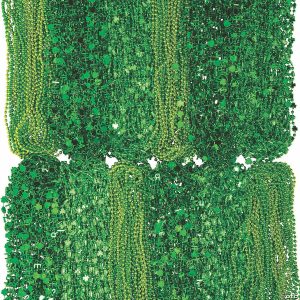 Bead Necklaces |   Bulk 500 Pc. St. Patrick&’s Day Green Bead Necklace Assortment Bead Necklaces Bead Necklaces