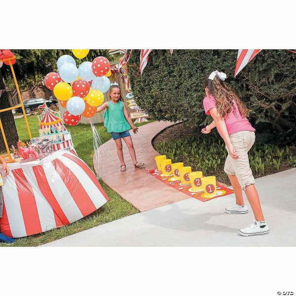 Bean Bag & Ring Toss |   81″ x 15 1 2″ Grand Carnival Bean Bag Numbered Bucket Toss Game – 13 Pc. Bean Bag & Ring Toss Bean Bag & Ring Toss