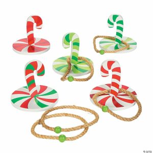 Bean Bag & Ring Toss |   Candy Cane Ring Toss Game Bean Bag & Ring Toss Bean Bag & Ring Toss