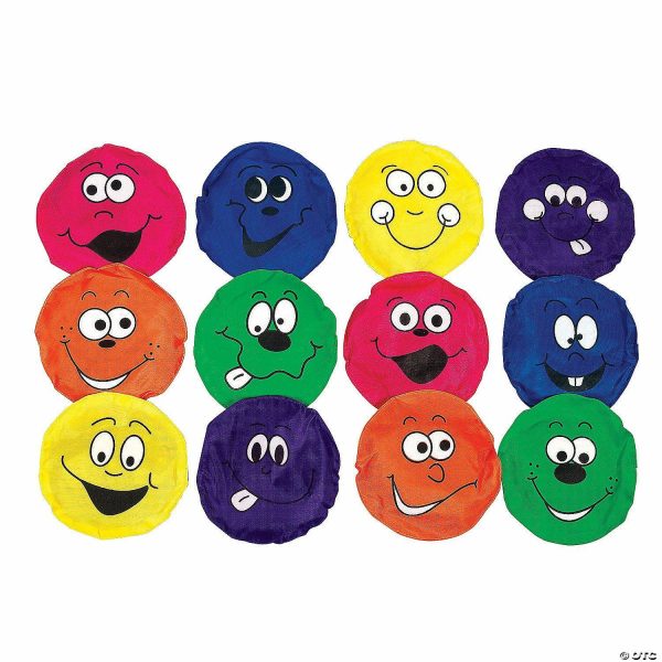 Bean Bag & Ring Toss |   Happy Face Bean Bags – 12 Pc. Bean Bag & Ring Toss Bean Bag & Ring Toss