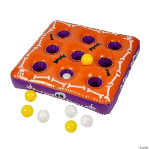 Bean Bag & Ring Toss |   Inflatable 3 in a Row Halloween Game Bean Bag & Ring Toss Bean Bag & Ring Toss