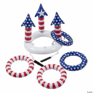 Bean Bag & Ring Toss |   Inflatable Patriotic Ring Toss Game Bean Bag & Ring Toss Bean Bag & Ring Toss