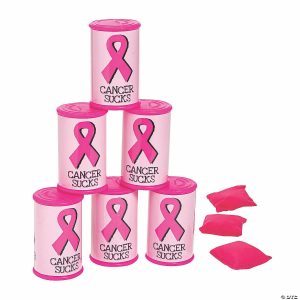 Bean Bag & Ring Toss |   Pink Ribbon Can Bean Bag Toss Game Bean Bag & Ring Toss Bean Bag & Ring Toss