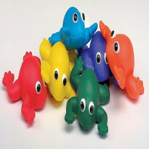 Bean Bag & Ring Toss |   Sportime Indestructible Bean Bag Frogs, Assorted Colors, Vinyl, Set of 6 Bean Bag & Ring Toss Bean Bag & Ring Toss