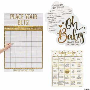 Bingo Games |   Baby Shower Game Kit for 24 Bingo Games Bingo Games