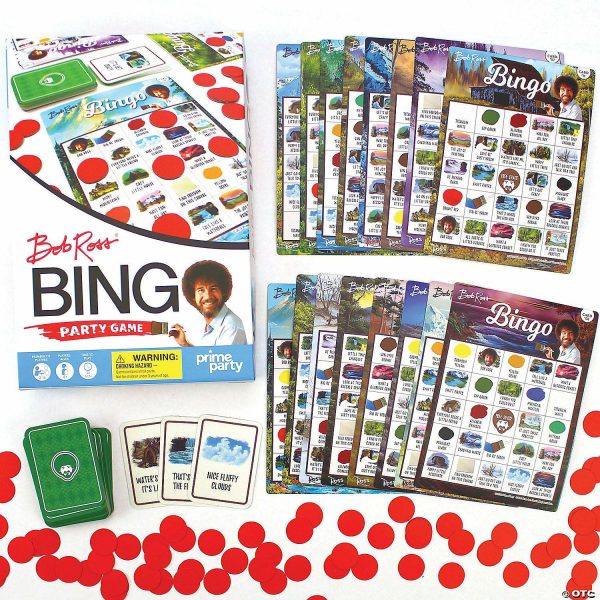 Bingo Games |   Bob Ross® Classic Deluxe Bingo Game Bingo Games Bingo Games