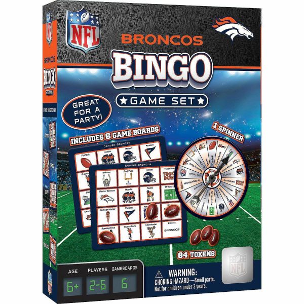 Bingo Games |   Denver Broncos Bingo Game Fun Games For Kids Bingo Games