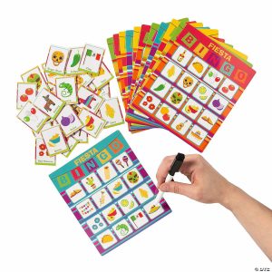 Bingo Games |   Fiesta Bingo Game for 12 Bingo Games Bingo Games