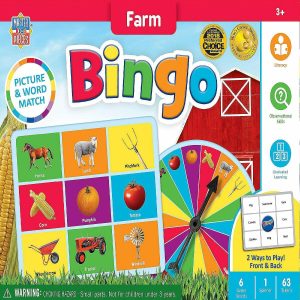 Bingo Games |   MasterPieces Kids Games – Farm Bingo Game for Kids and Families Bingo Games Bingo Games