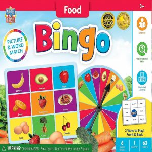 Bingo Games |   MasterPieces Kids Games – Food Bingo Game for Kids and Families Bingo Games Bingo Games