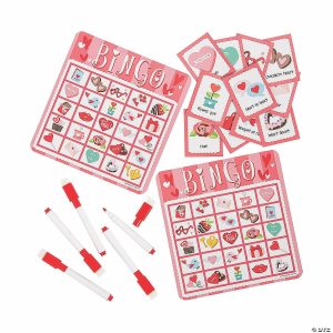 Bingo Games |   Valentine Dry Erase Bingo Game Bingo Games Bingo Games