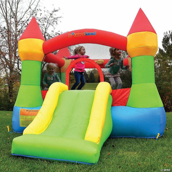 Bounce Houses |   Bounceland Castle Bounce House with Hoop & Slide Bounce Houses Bounce Houses