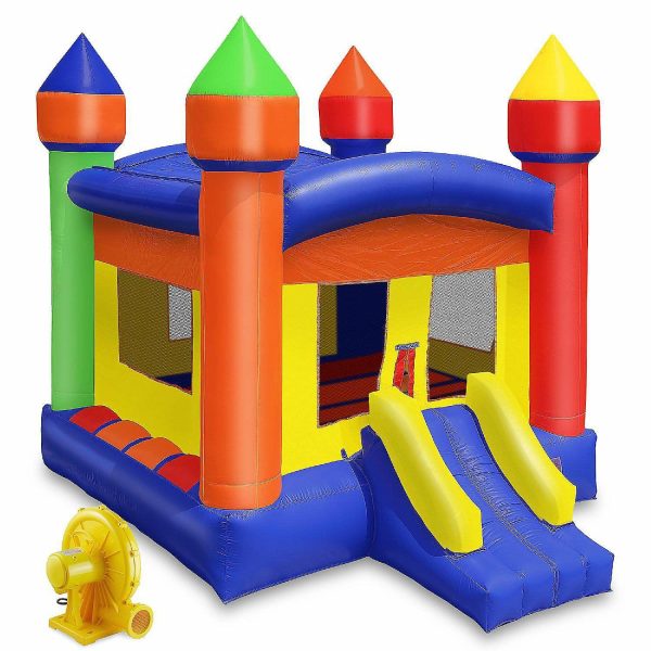 Bounce Houses |   Cloud 9 13′ x 13′ Commercial Castle Bounce House w/ Blower – 100% PVC Inflatable Bouncer Bounce Houses Bounce Houses