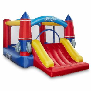 Bounce Houses |   Cloud 9 Rocket Bounce House with Slide and Blower Inflatable Bouncer with Bag Bounce Houses Bounce Houses