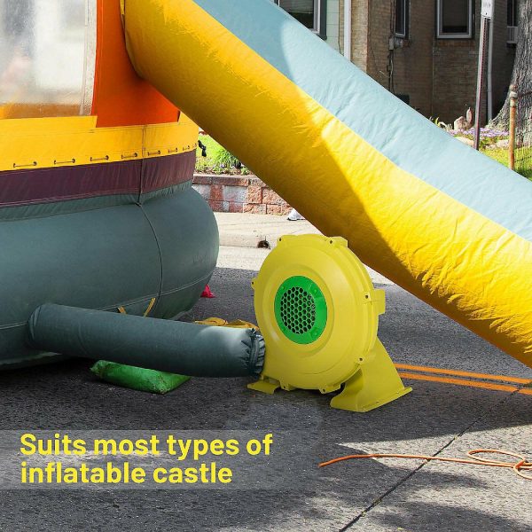 Bounce Houses |   Costway Inflatable Bounce House Blower 1100W 1.5HP Air Pump Commercial Castle Slide Fan Bounce Houses Bounce Houses