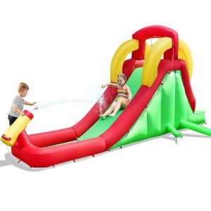 Bounce Houses |   Costway Inflatable Moonwalk Water Slide Bounce House Bouncer Kids Jumper Climbing Bounce Houses Bounce Houses