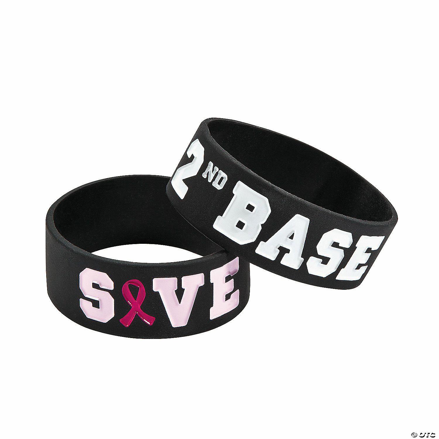 Bracelets |   Save 2nd Base Big Band Rubber Bracelets – 12 Pc. Bracelets Bracelets