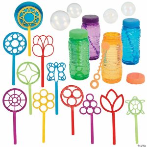 Bubbles |   Bubble Wand & Bubble Bottle Kit – 24 Pc. Bubbles Bubbles