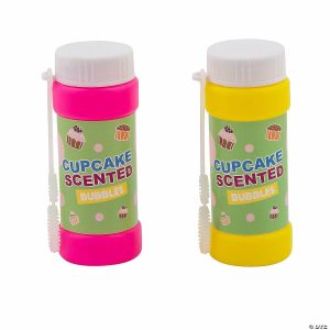 Bubbles |   Cupcake-Scented Bubble Bottles – 12 Pc. Bubbles Bubbles