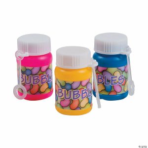 Bubbles |   Mini Jelly Bean Bubble Bottles – 24 Pc. Bubbles Bubbles