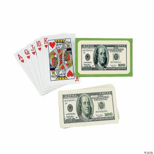 Card Games & Playing Cards |   $100 Bill Playing Cards – 12 Pc. Card Games & Playing Cards Card Games & Playing Cards