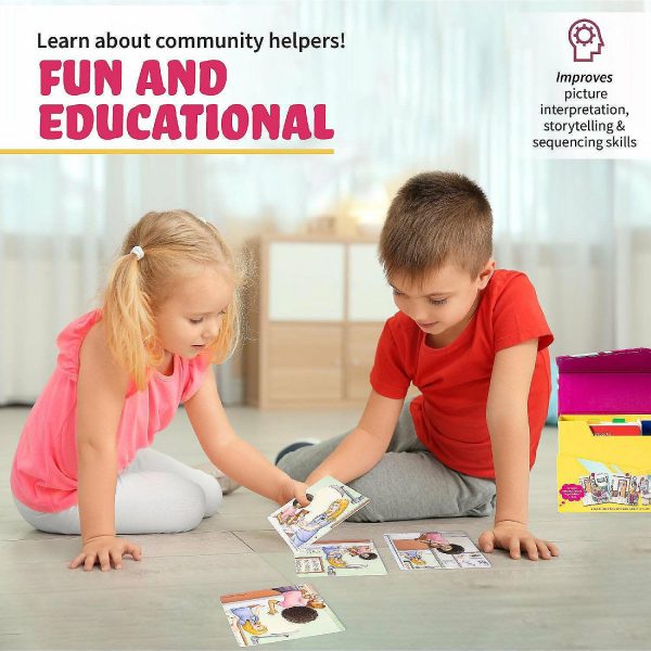 Card Games & Playing Cards |   Community Helpers Kids Story Cards, Sequence Game Community Helpers Card Games & Playing Cards Card Games & Playing Cards