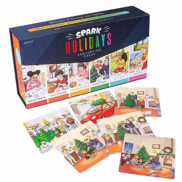 Card Games & Playing Cards |   Holiday Storytelling Cards Sequence 8 Story Sets, Speech Therapy Game Card Games & Playing Cards Card Games & Playing Cards