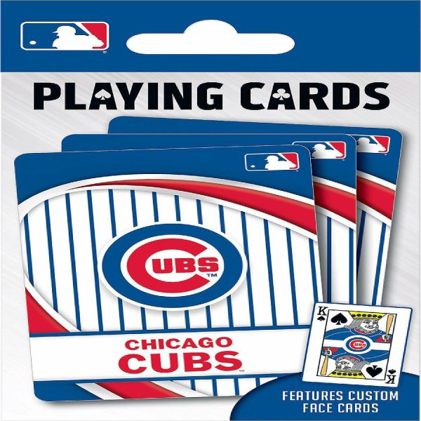 Card Games & Playing Cards |   Officially Licensed MLB Chicago Cubs Playing Cards – 54 Card Deck Card Games & Playing Cards Card Games & Playing Cards