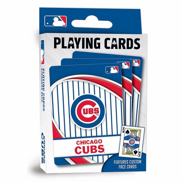 Card Games & Playing Cards |   Officially Licensed MLB Chicago Cubs Playing Cards – 54 Card Deck Card Games & Playing Cards Card Games & Playing Cards