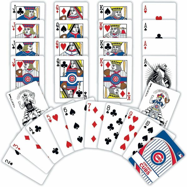 Card Games & Playing Cards |   Officially Licensed MLB Chicago Cubs Playing Cards – 54 Card Deck Card Games & Playing Cards Card Games & Playing Cards