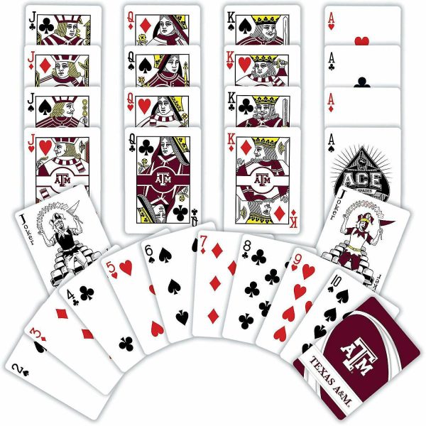 Card Games & Playing Cards |   Officially Licensed NCAA Texas A&M Aggies Playing Cards – 54 Card Deck Card Games & Playing Cards Card Games & Playing Cards