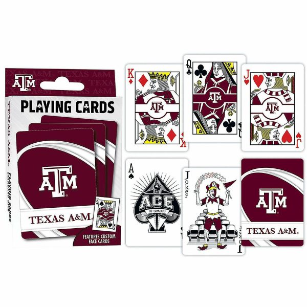 Card Games & Playing Cards |   Officially Licensed NCAA Texas A&M Aggies Playing Cards – 54 Card Deck Card Games & Playing Cards Card Games & Playing Cards