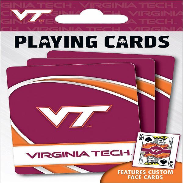 Card Games & Playing Cards |   Officially Licensed NCAA Virginia Tech Hokies Playing Cards – 54 Card Deck Card Games & Playing Cards Card Games & Playing Cards