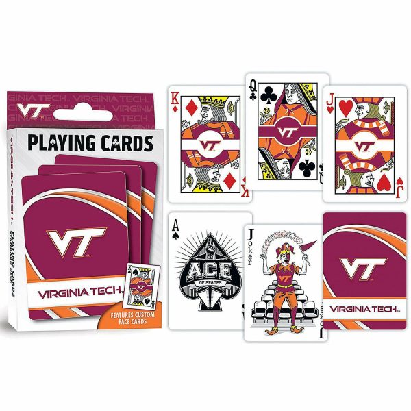 Card Games & Playing Cards |   Officially Licensed NCAA Virginia Tech Hokies Playing Cards – 54 Card Deck Card Games & Playing Cards Card Games & Playing Cards