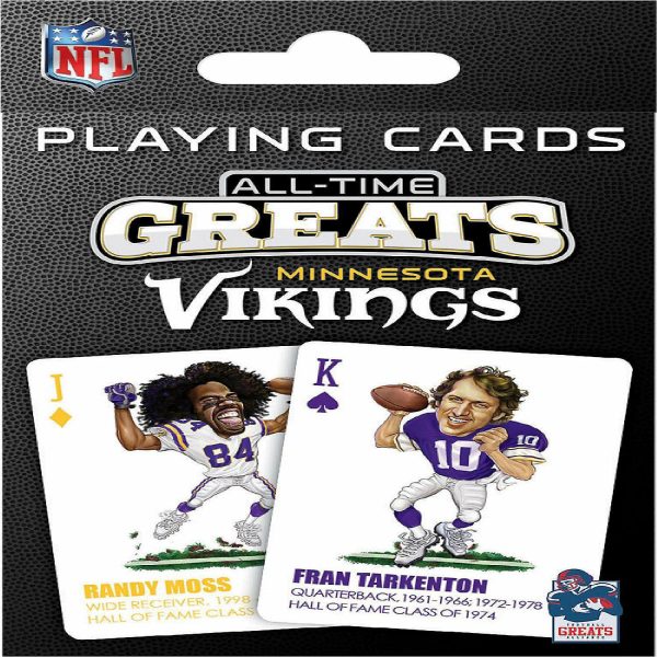 Card Games & Playing Cards |   Officially Licensed NFL Minnesota Vikings Playing Cards – 54 Card Deck Card Games & Playing Cards Card Games & Playing Cards