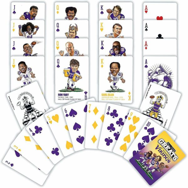 Card Games & Playing Cards |   Officially Licensed NFL Minnesota Vikings Playing Cards – 54 Card Deck Card Games & Playing Cards Card Games & Playing Cards