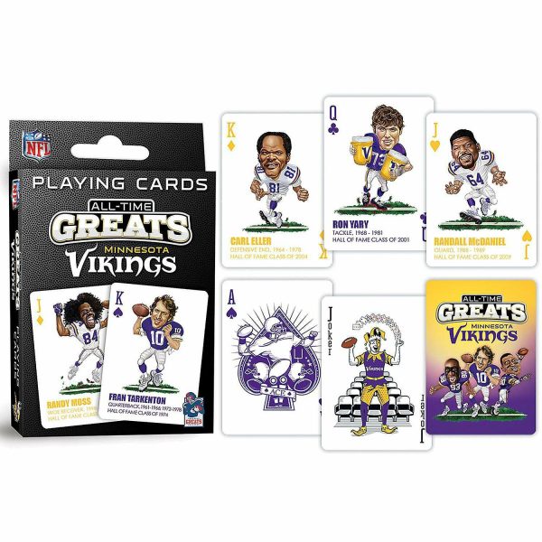 Card Games & Playing Cards |   Officially Licensed NFL Minnesota Vikings Playing Cards – 54 Card Deck Card Games & Playing Cards Card Games & Playing Cards