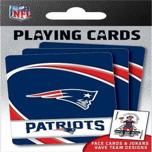 Card Games & Playing Cards |   Officially Licensed NFL New England Patriots Playing Cards – 54 Card Deck Card Games & Playing Cards Card Games & Playing Cards