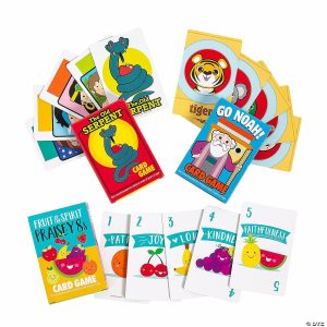 Card Games & Playing Cards |   Religious Kids Card Games – 12 Pc. Card Games & Playing Cards Card Games & Playing Cards