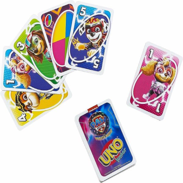 Card Games & Playing Cards |   UNO Junior Paw Patrol: The Mighty Movie Kids Card Game for Family Night Card Games & Playing Cards Card Games & Playing Cards