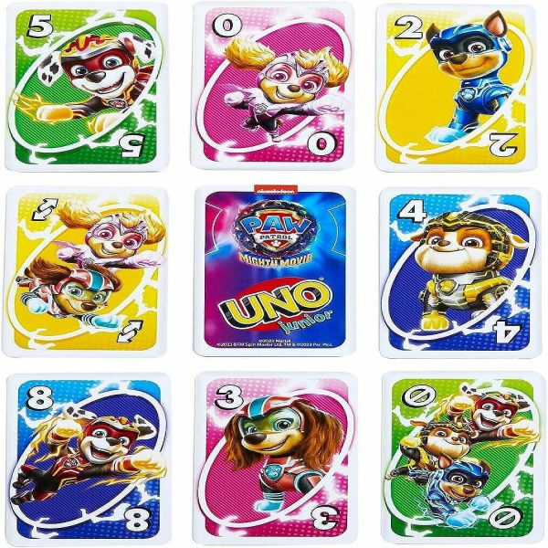 Card Games & Playing Cards |   UNO Junior Paw Patrol: The Mighty Movie Kids Card Game for Family Night Card Games & Playing Cards Card Games & Playing Cards