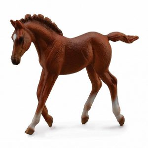 Dolls & Dollhouses |   Breyer CollectA Series Chestnut Thoroughbred Walking Foal Model Horse Dolls & Dollhouses Dolls & Dollhouses