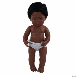 Dolls & Dollhouses |   Miniland Educational Anatomically Correct 15″ Baby Doll, African-American Boy Dolls & Dollhouses Dolls & Dollhouses