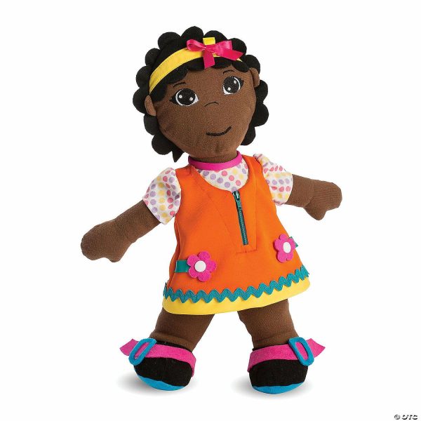 Dolls & Dollhouses |   Miniland Educational Multicultural Fastening Dolls, African Girl Dolls & Dollhouses Dolls & Dollhouses