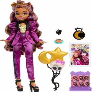 Dolls & Dollhouses |   Monster High Clawdeen Wolf Doll in Monster Ball Party Fashion with Accessories Dolls & Dollhouses Dolls & Dollhouses