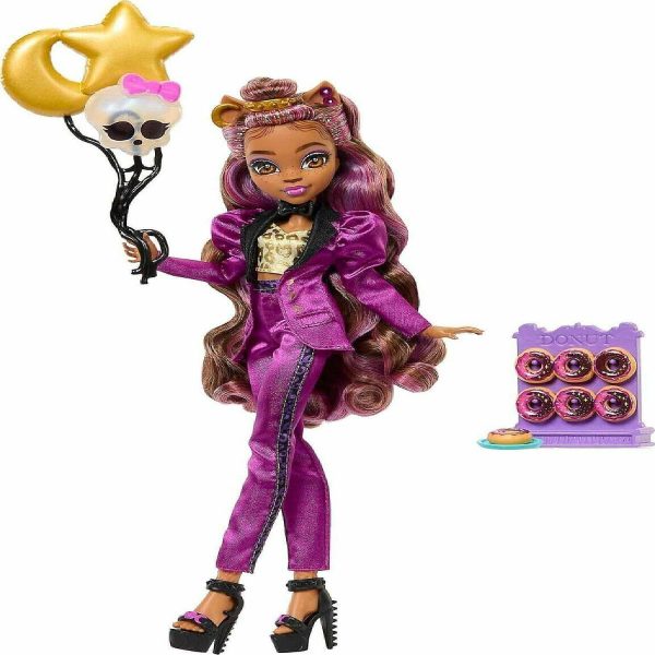 Dolls & Dollhouses |   Monster High Clawdeen Wolf Doll in Monster Ball Party Fashion with Accessories Dolls & Dollhouses Dolls & Dollhouses