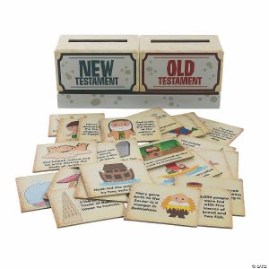 Dominoes & Tile Games |   7 1/2″ x 3″ Religious Bible Story Card Sorting Game – 27 Pc. Dominoes & Tile Games Dominoes & Tile Games