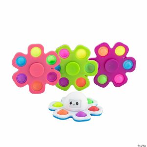 Fidgets & Spinners |   Octopus Fidget Spinning Toys – 12 Pc. Fidgets & Spinners Fidgets & Spinners