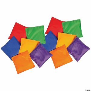 Games |   5″ Classic Reinforced Solid Color Nylon Bean Bags – 6 Pc. Bean Bag & Ring Toss Bean Bag & Ring Toss