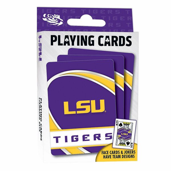 Games |   Officially Licensed NCAA LSU Tigers Playing Cards – 54 Card Deck Card Games & Playing Cards Card Games & Playing Cards